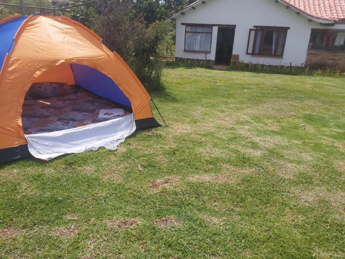Hospedaje Y Zona De Camping Pistacho Pensionat Villa de Leyva Eksteriør billede